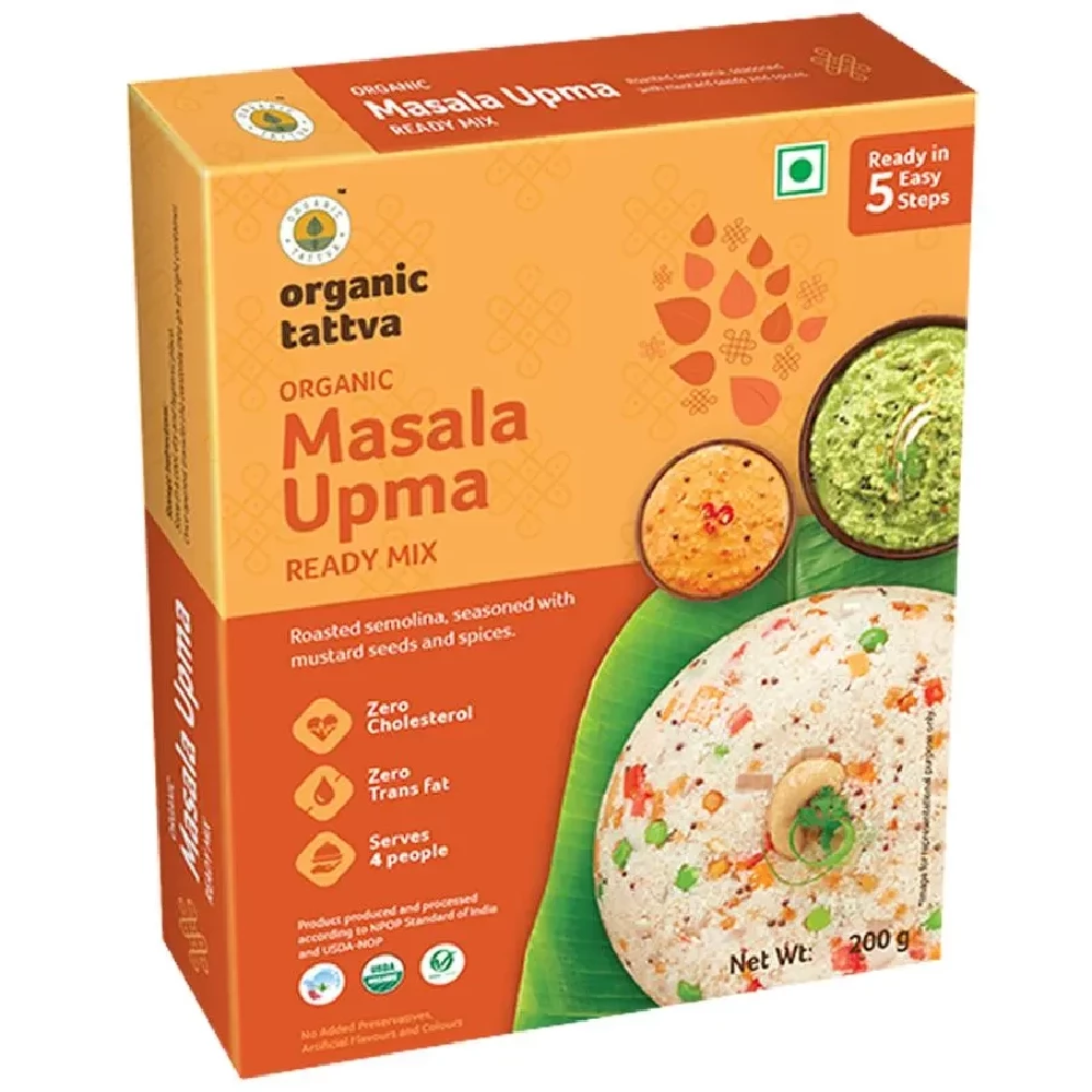 Organic Tattva Organic Masala Upma Ready Mix, 200g-6.webp